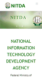 Mobile Screenshot of nitda.gov.ng